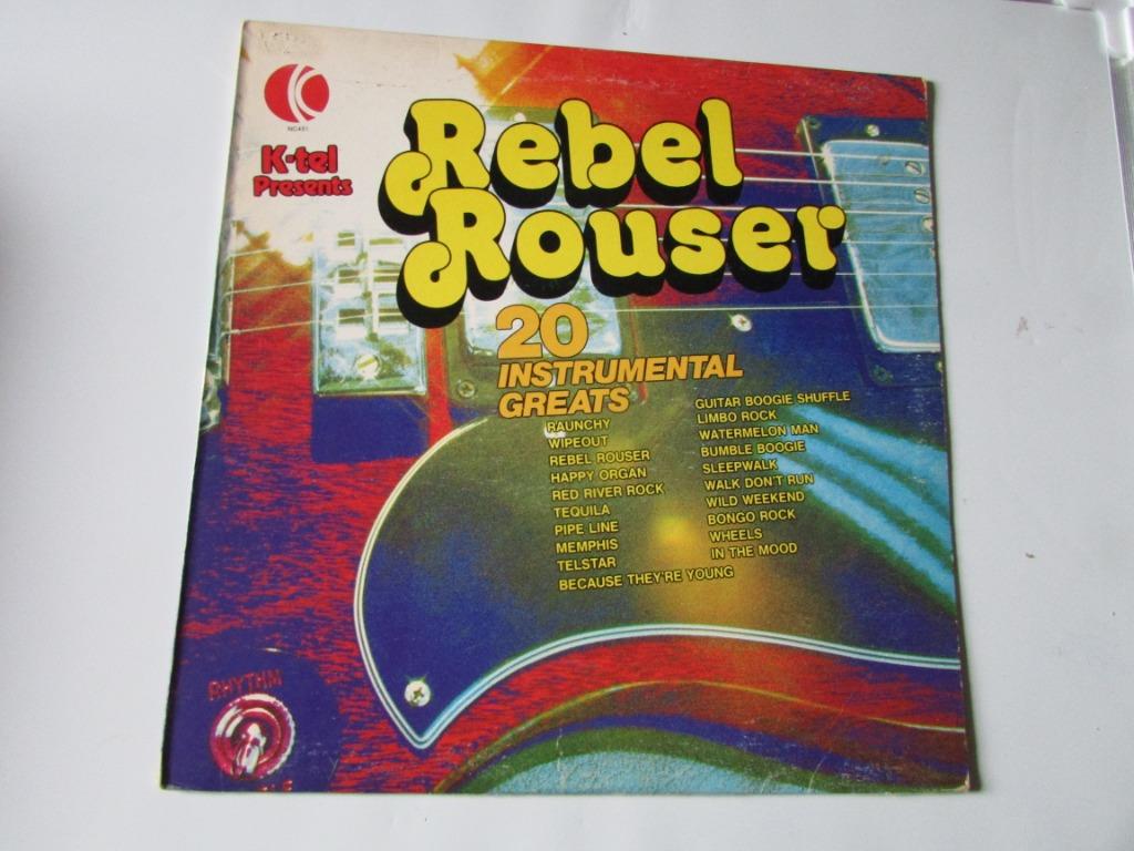 REBEL ROUSER, 20 INSTRUMENTALE HITS,LP, Gebruikt, Ophalen of Verzenden, 1970 - 1979, Complilatie