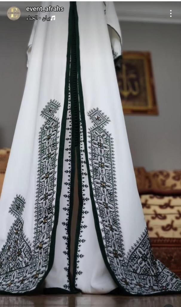 Kaftan voor henna, Kleding | Dames, Ophalen, Zo goed als nieuw, Wit