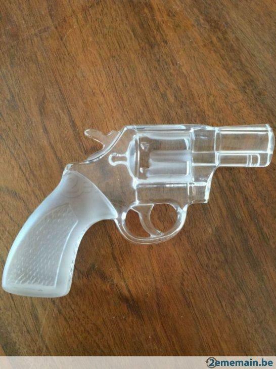 rare réplique de Revolver Colt 38 spécial en Cristal 24% Pb, Ophalen of Verzenden