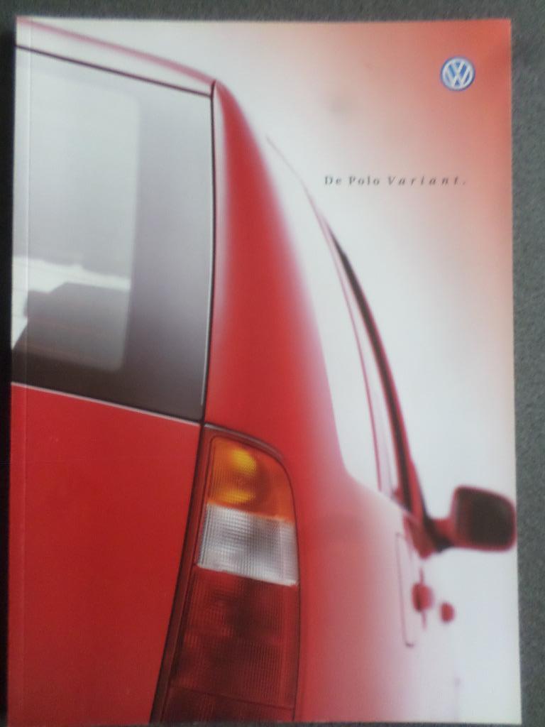 Volkswagen VW Polo Variant 2000 Brochure, Ophalen of Verzenden, Volkswagen