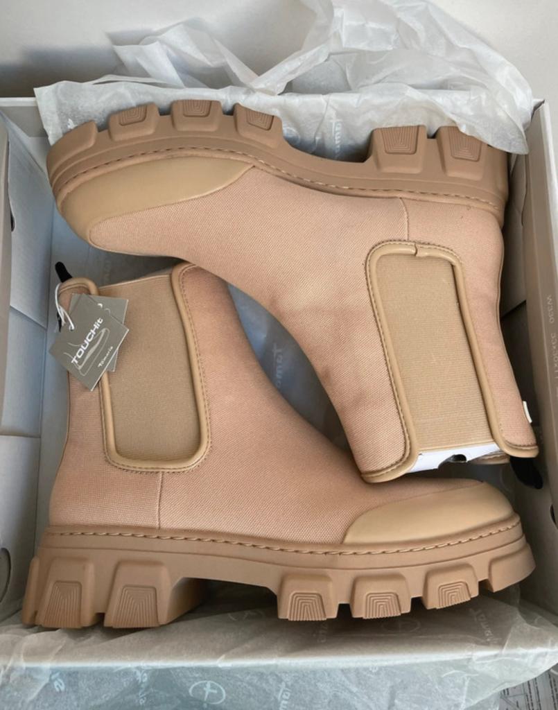 Bottines Tamaris avec boîtier technologique Soft Touch, Bottes de pluie, Enlèvement ou Envoi, Beige, Neuf