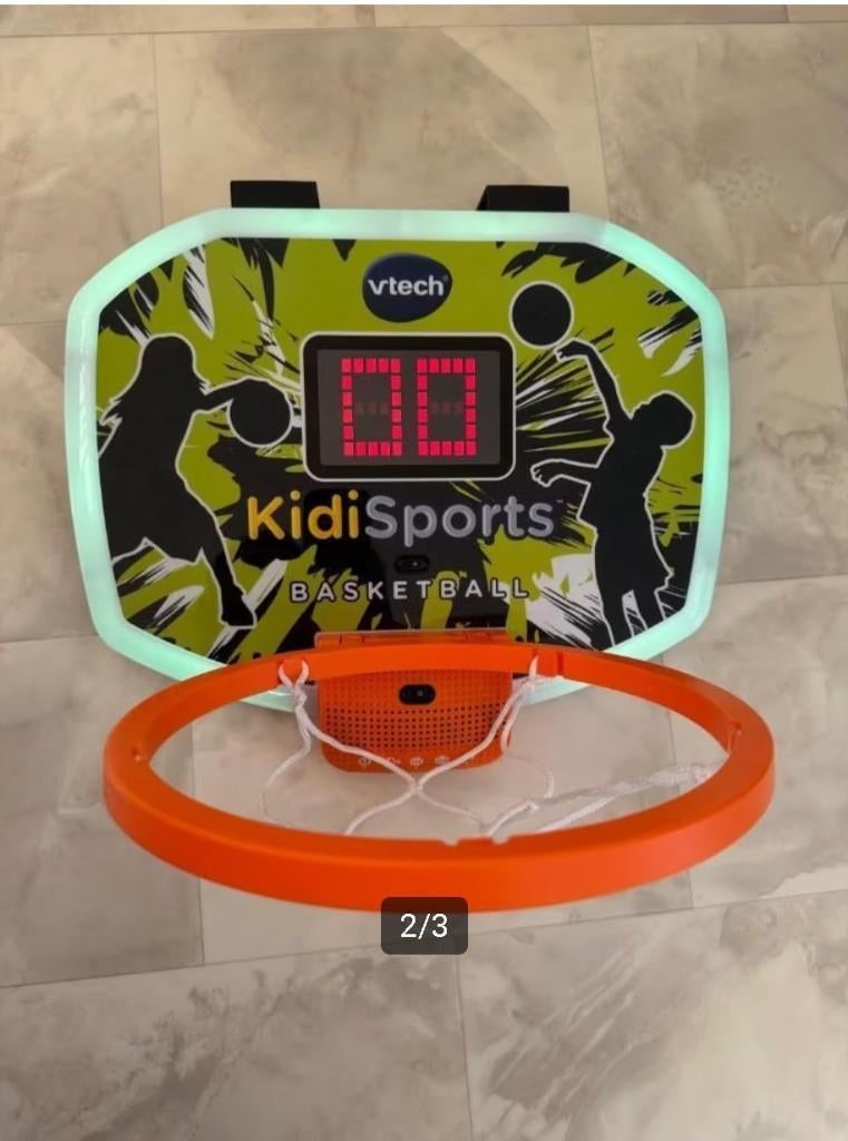 Vtech panier de basket électronique comme neuf 15, Enlèvement ou Envoi, Comme neuf