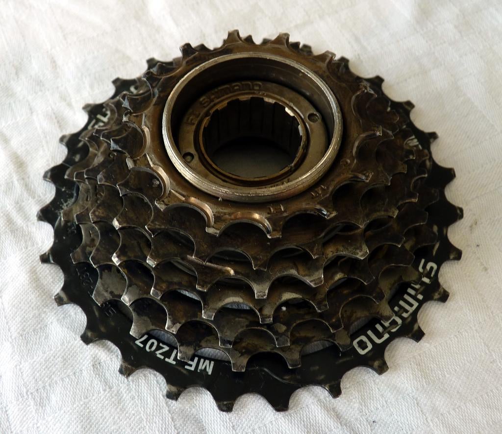 vrijwiel - schroefpion Shimano 7 speed, Fietsen en Brommers, Ophalen of Verzenden, Gebruikt, Wiel, Shimano
