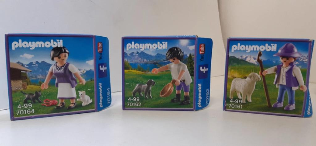 Playmobil Milka 70161 70162 70163 70164, Enlèvement ou Envoi, Comme neuf, Ensemble complet