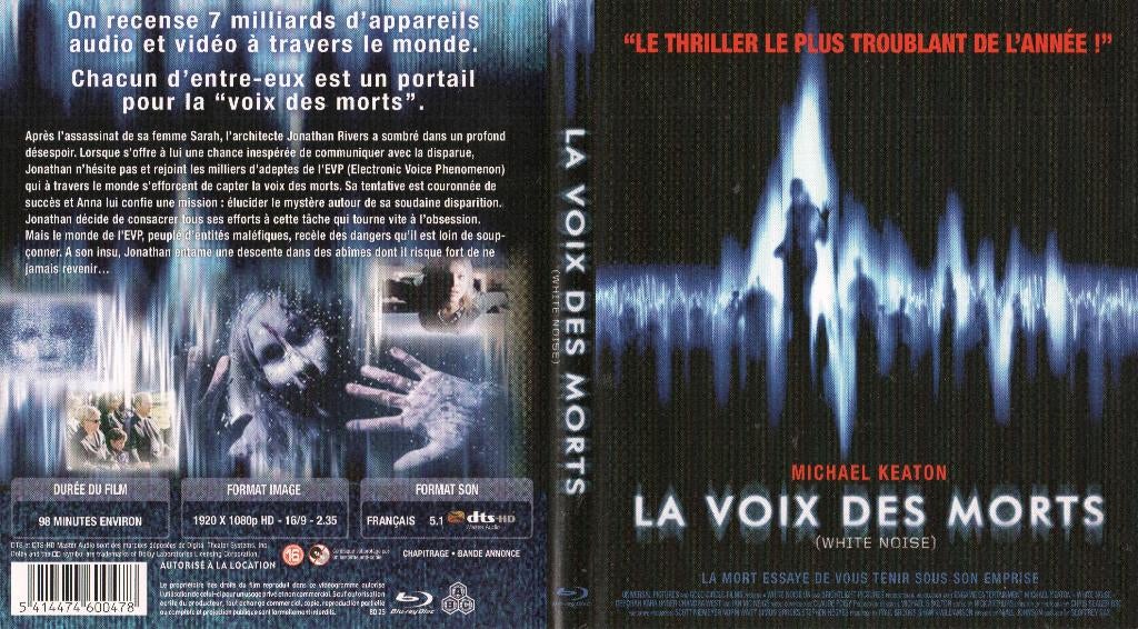 la voix des morts (white noise) (blu-ray) neuf, Ophalen of Verzenden, Zo goed als nieuw, Science Fiction en Fantasy