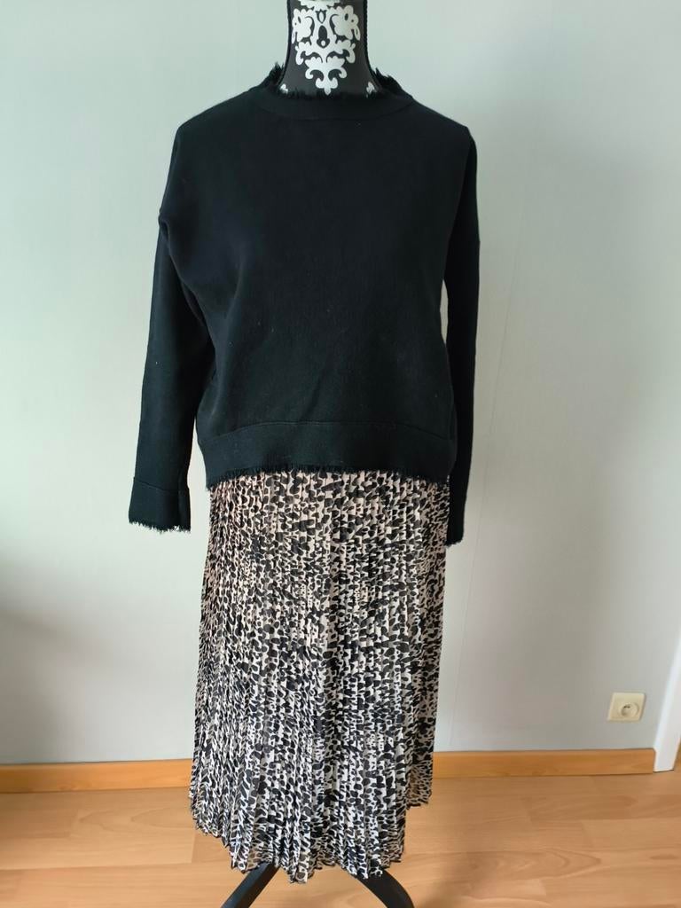 Set rok Superdry maat 40 trui TU, Ophalen of Verzenden, Maat 38/40 (M), Zwart