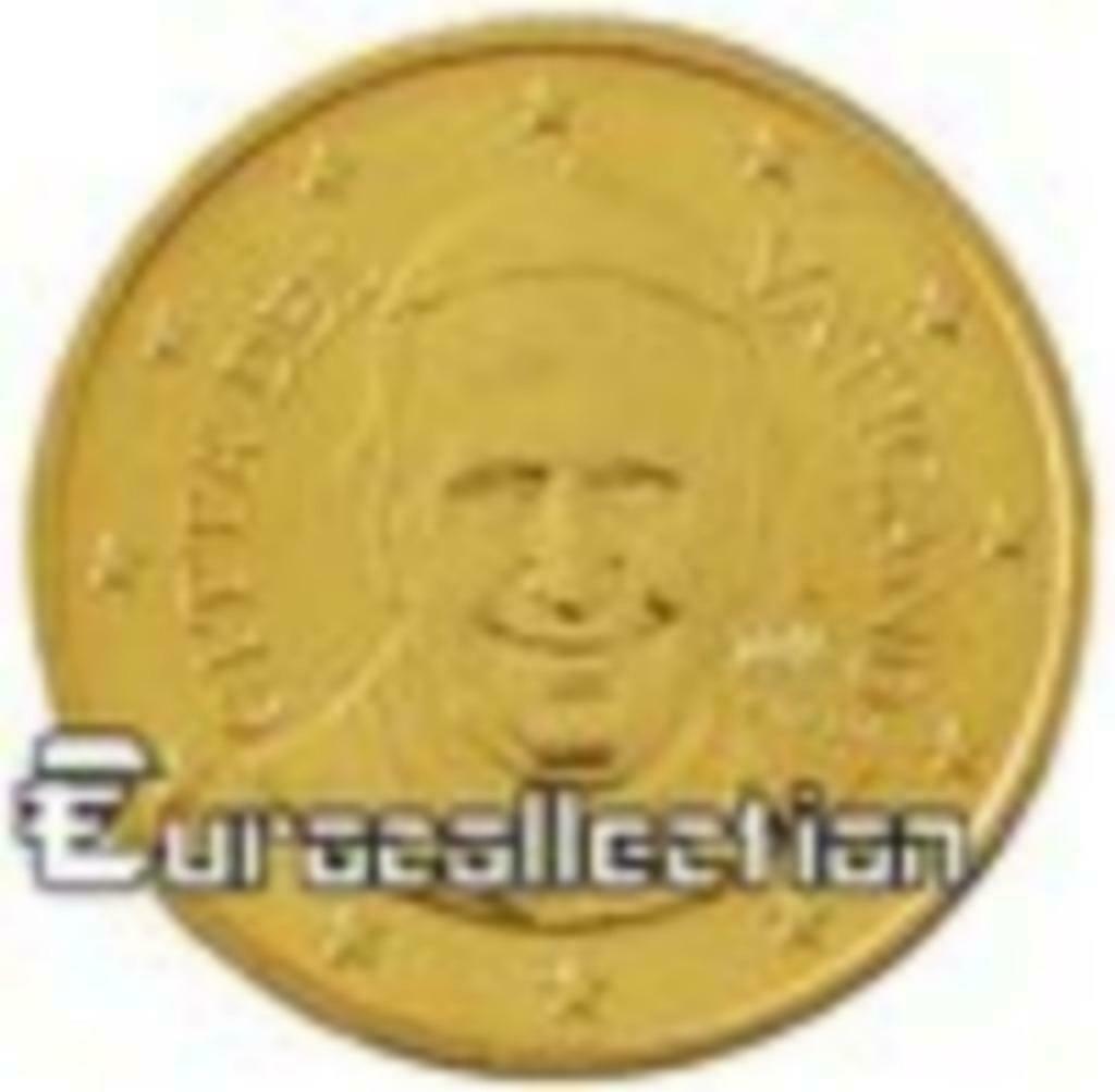 50 centimes VATICAN, Ophalen of Verzenden, Vaticaanstad, 50 cent, Losse munt