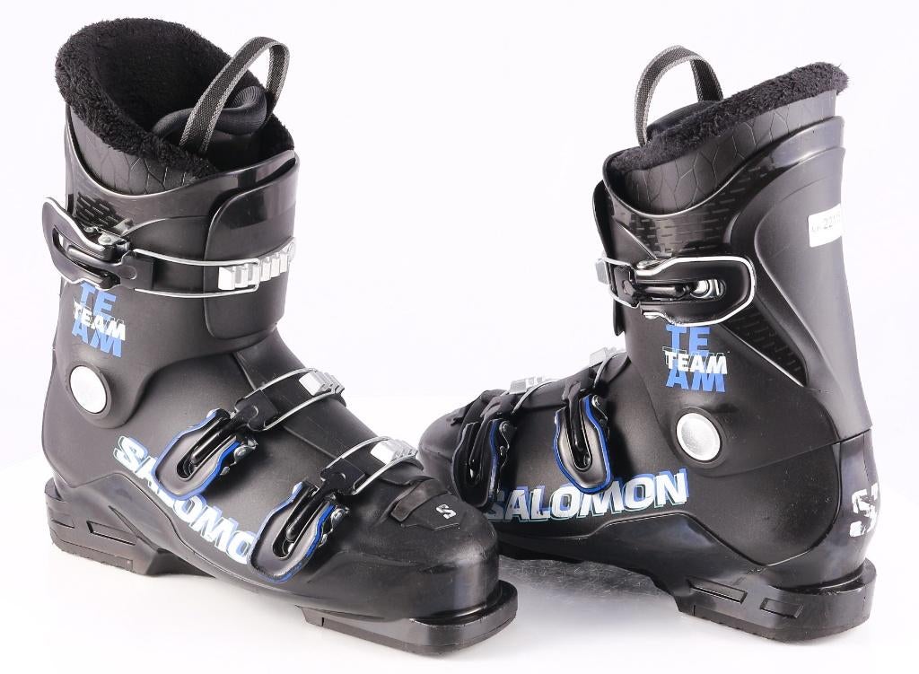 39 40 EU kinder skischoenen SALOMON TEAM T3, Gebruikt, Schoenen, Carve, Ski