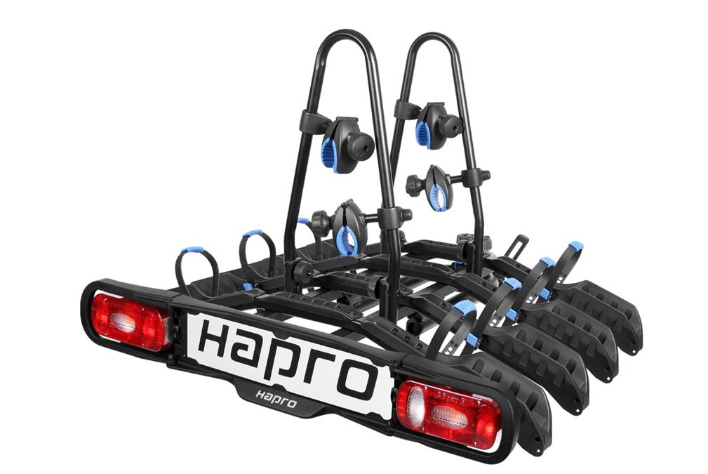 Hapro Atlas Active IV - 13-Polig -Fietsendrager - 4 Fietsen, 3 fietsen of meer, Elektrische fiets, Nieuw, Ophalen of Verzenden
