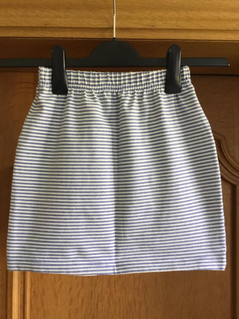 Jupe lignée bleu blanc Buissonnière 12 ans, Ophalen, Gebruikt, Meisje, Buissonnière