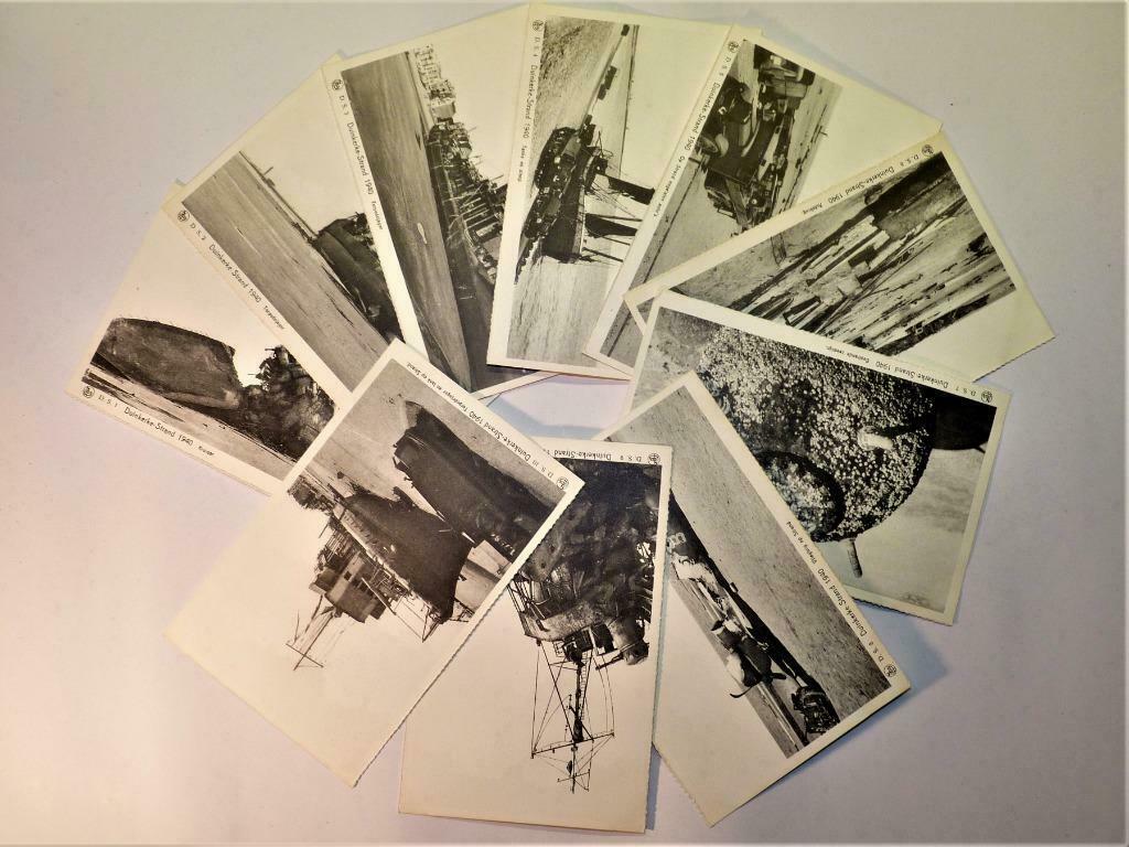Lot ongelopen oorlogspostkaarten  Duinkerke strand 1940, Verzenden, Ongelopen, Frankrijk