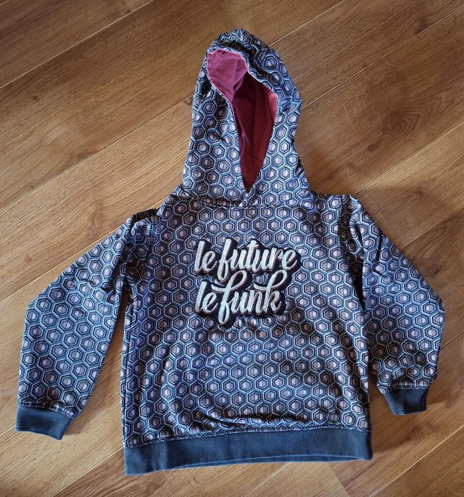 4FF donkere hoody 122-128, Gebruikt, Meisje, Trui of Vest, Ophalen of Verzenden