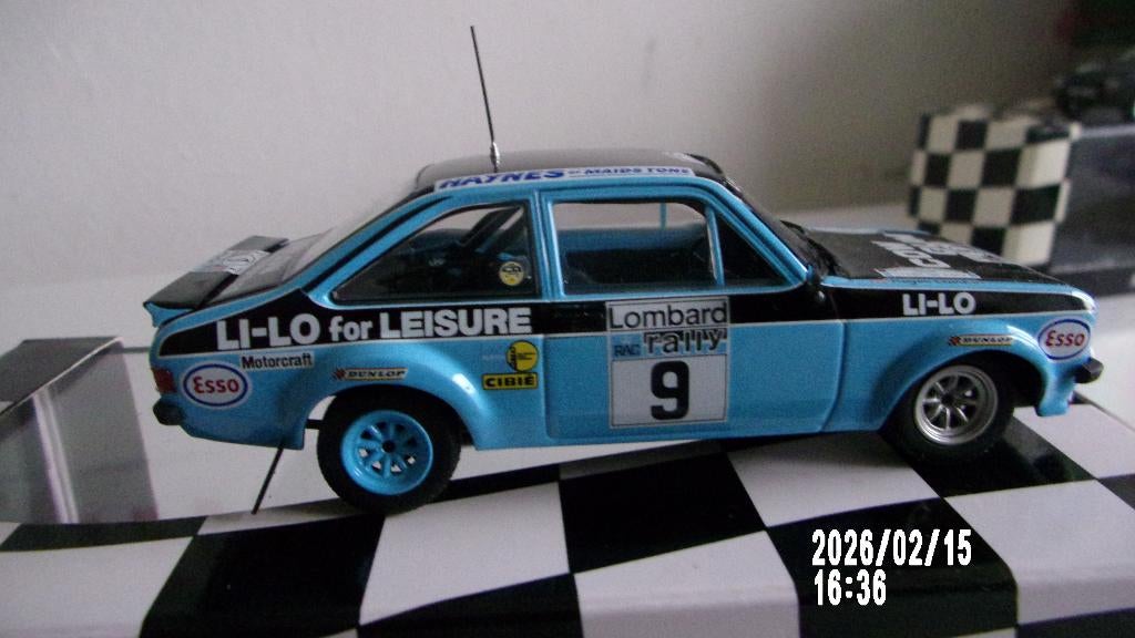 FORD ESCORT RS  R.CLARK RAC 78.1/43 MINICHAMPS COMME NEUVE, Enlèvement ou Envoi, Comme neuf, Voiture, MiniChamps