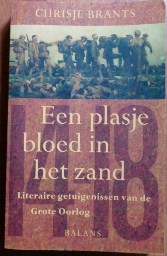 Chrisje Brants - WO I: een plasje bloed in het zand (1995), Boeken, Verzenden, Chrisje Brants, Nieuw, Voor 1940