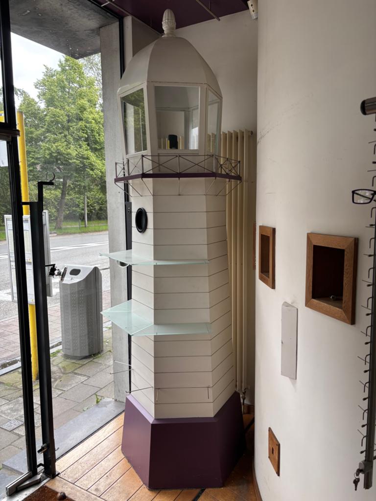 Houten vuurtoren winkeldisplay 3m, Enlèvement