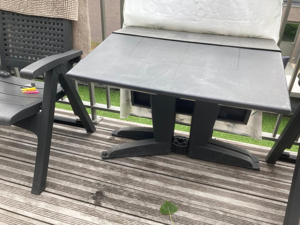 Tuin meubels, Tuin en Terras, Ophalen, Gebruikt, Kunststof
