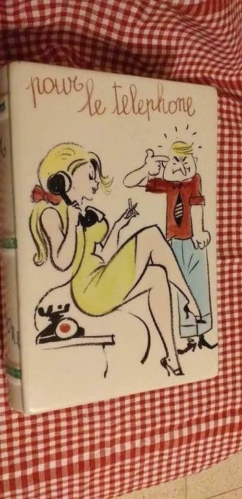 Vintage spaarpot in de vorm van een boek, Antiek en Kunst, Ophalen of Verzenden