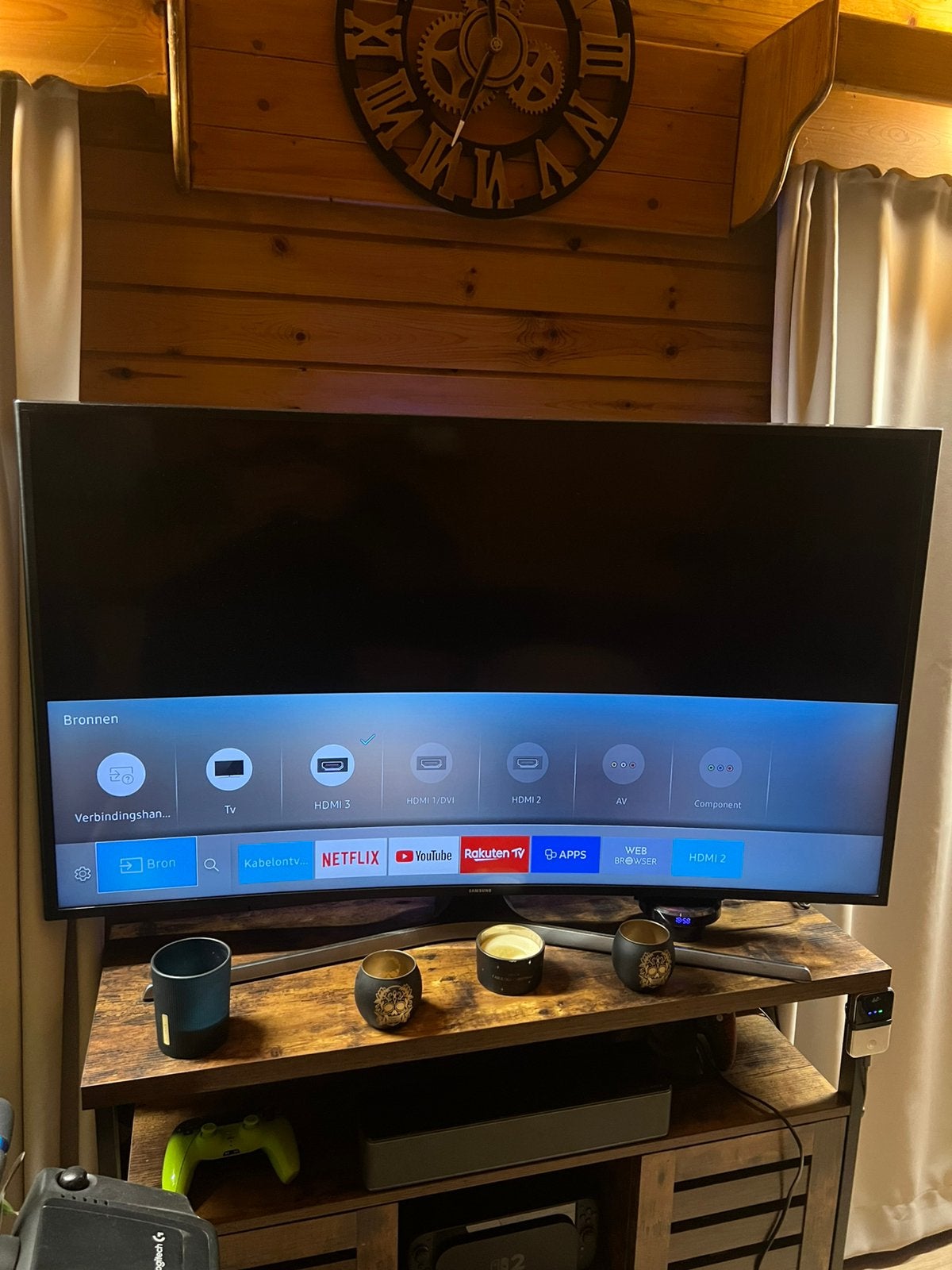 Samsung curved led tv, Audio, Tv en Foto, Ophalen, Samsung, 100 cm of meer, Full HD (1080p)