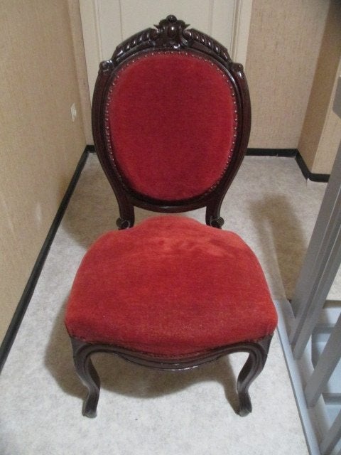 te  koop  antieke  nap 3 stoel, Antiek en Kunst, Ophalen