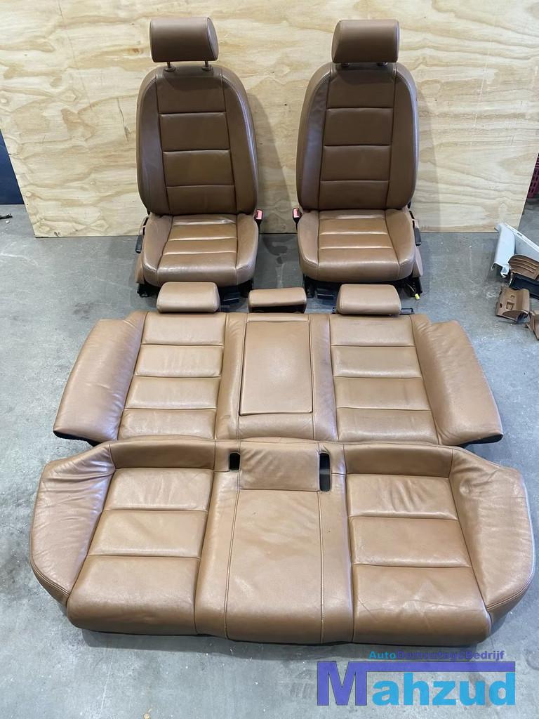 AUDI A6 C6 SEDAN LEER LEDER BRUIN INTERIEUR 2004-2011, Auto-onderdelen, Interieur en Bekleding, Audi, Gebruikt