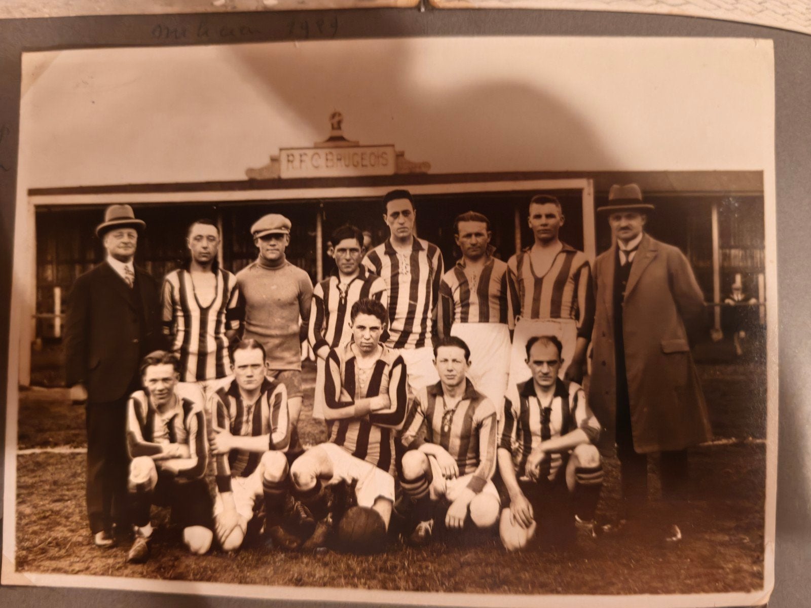 Oude originele fotos RFC BRUGEOIS, Verzamelen, Ophalen of Verzenden, Foto
