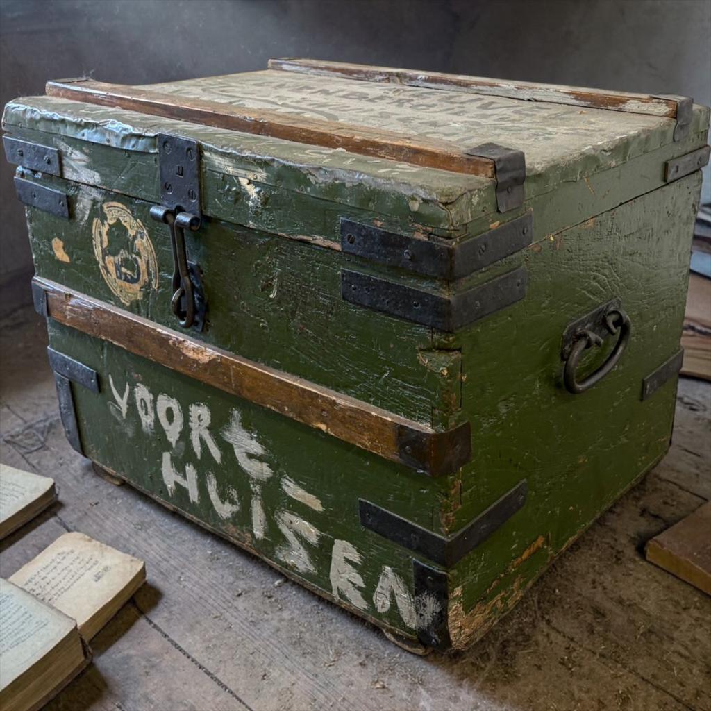 Boîte/étui de voyage vert vintage, Maison & Meubles, Accessoires pour la Maison | Coffres, Utilisé, Envoi