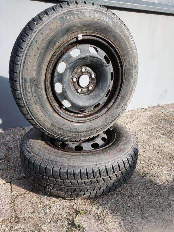 Winterbanden Petlas 175/80 R14 88T- SNOW Master W601 06625, Ophalen, Gebruikt