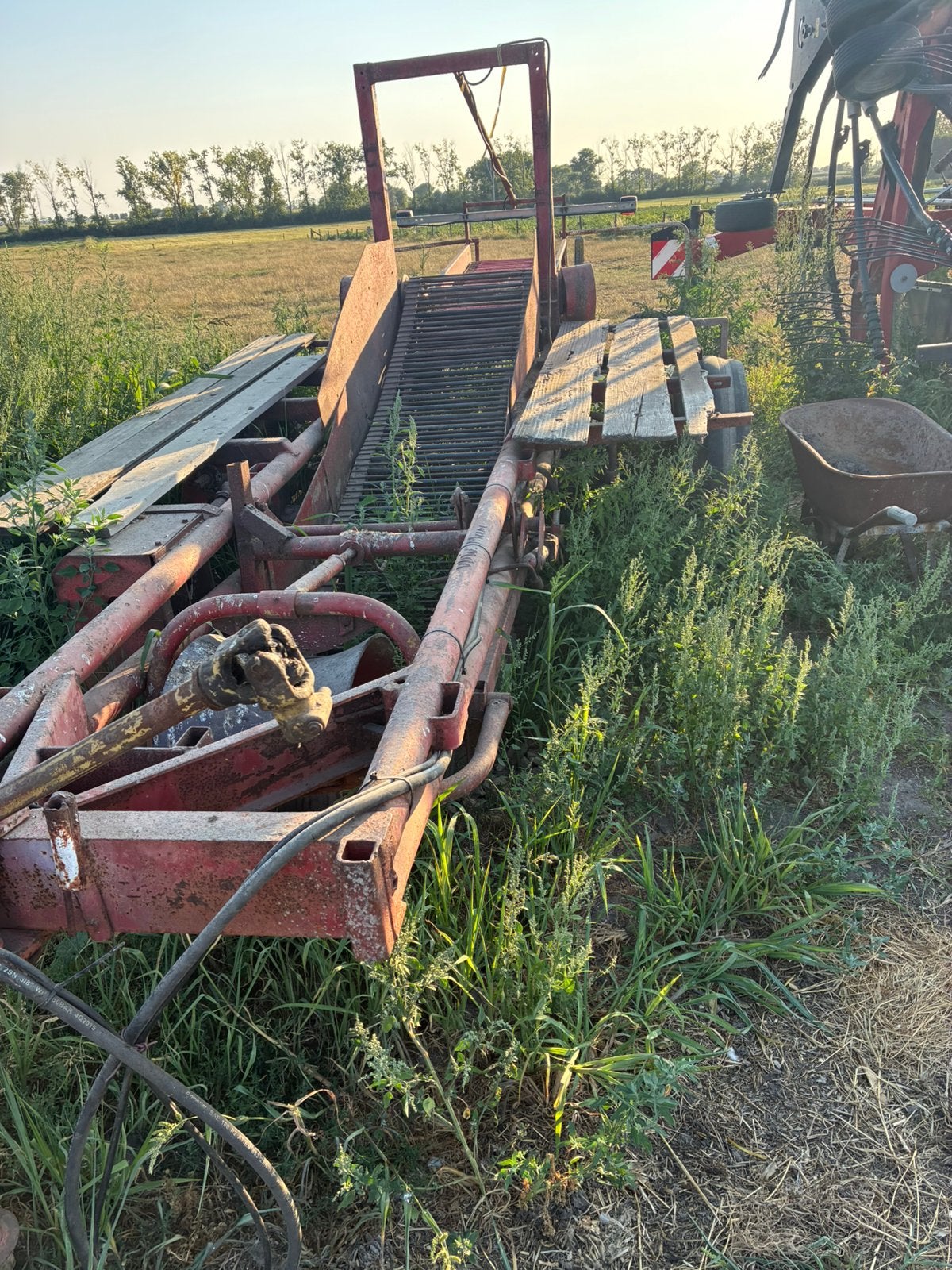 Aardappel oogstmachine, Ophalen, Gebruikt, IJzer