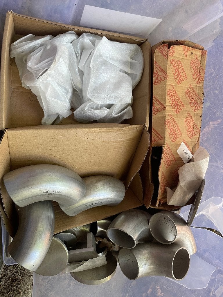 inox lasbochten allerlei voor leuning, Enlèvement, Neuf, Autres types, Inox