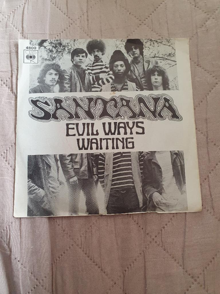 S - Santana – Evil Ways - 1970, Cd's en Dvd's, Vinyl Singles, Latin en Salsa, 7 inch, Single, Ophalen of Verzenden