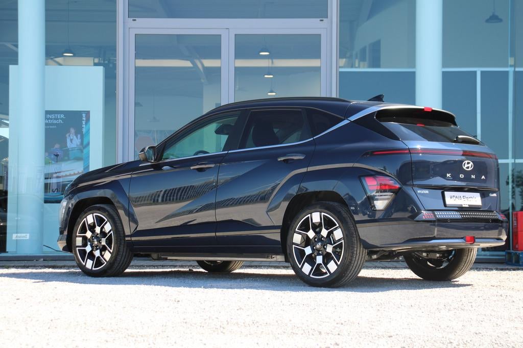 Hyundai KONA EV SHINE KONA EV 64 kWh *Meerdere modellen*, Auto's, 514 km, Gebruikt, Zwart, Elektronische parkeerrem