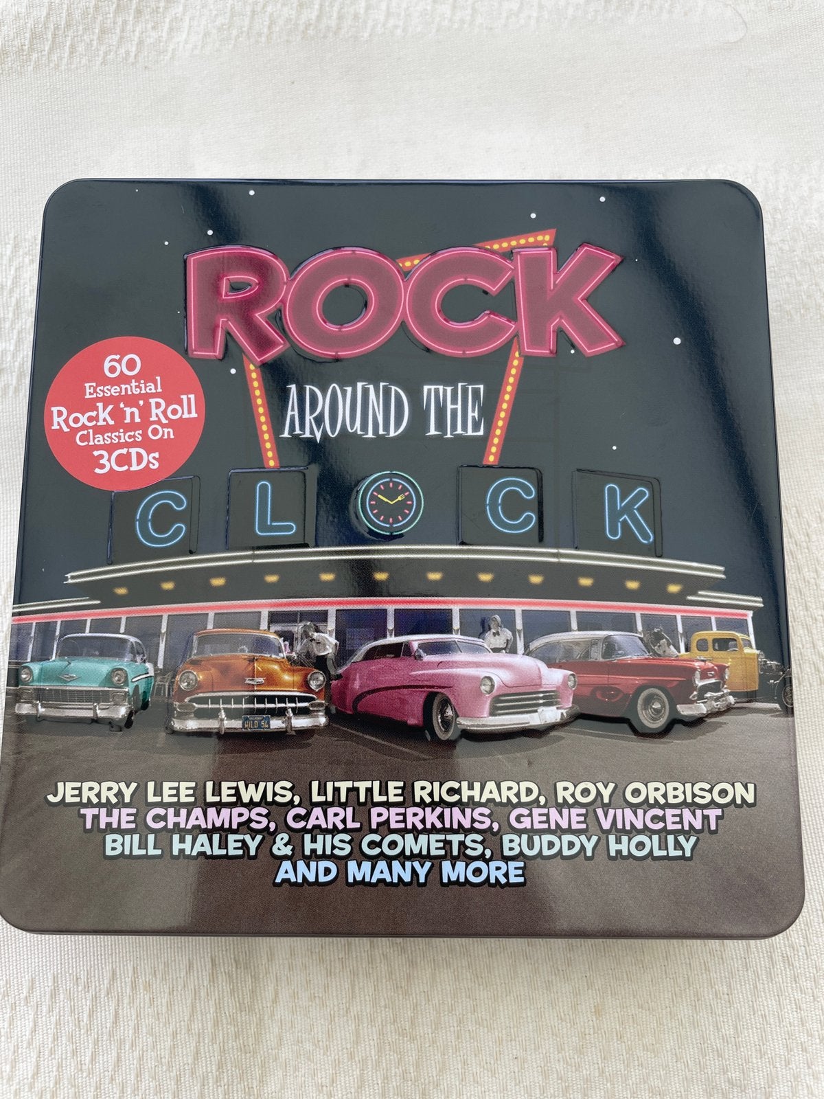 Rock the clock de klok rond metabox cd-box, Verzenden, Zo goed als nieuw, Rock-'n-roll, Boxset