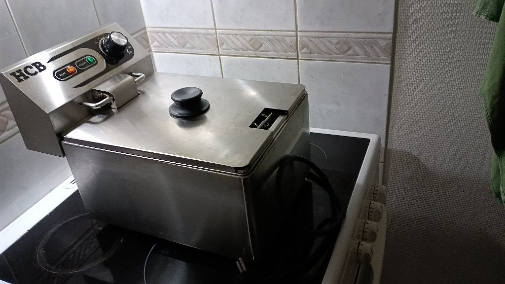 Prof. Frituurpan 6L., Elektronische apparatuur, 4 liter of meer, Ophalen, Nieuw, Uitneembare binnenpan