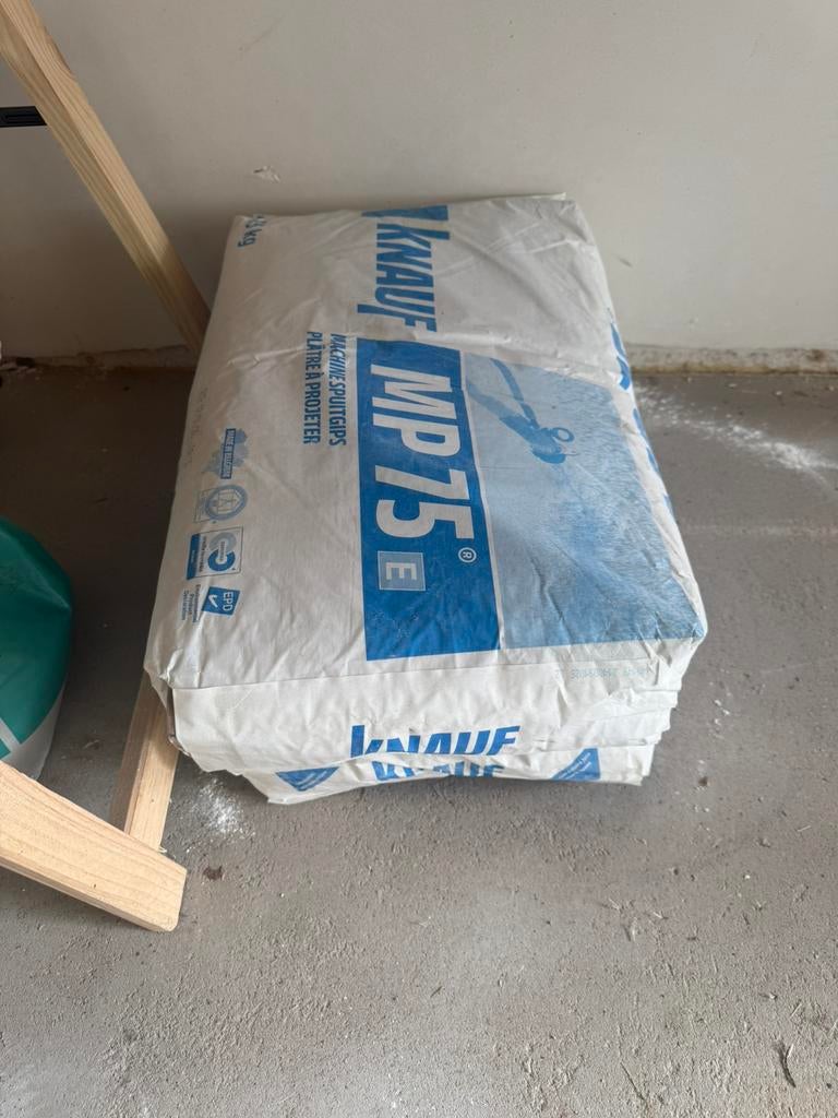 Knauf MP75 pleistergips – nieuw, ongebruikt, Ophalen, Zo goed als nieuw