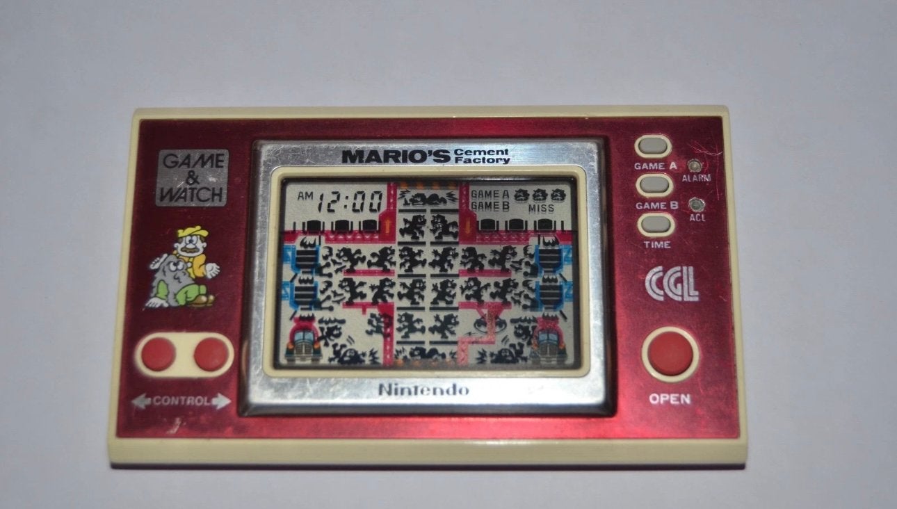 Nintendo Game&Watch CGL Mario Cement Factory ML-102 with box, Enlèvement ou Envoi, Utilisé, Autres modèles