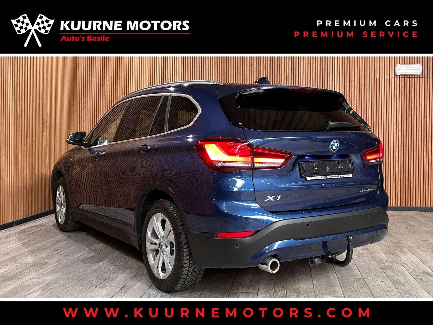 BMW X1 xDrive25e Led/Leder/SportZet/Hud/GpsPro/Pdc/Cam/Keyle, 4 deurs, Gebruikt, Blauw, Leder