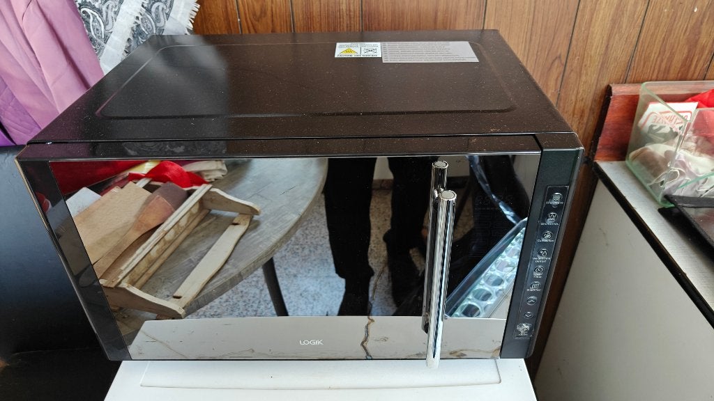 microgolfoven met grill, Ophalen, Gebruikt, Microgolfoven, Draaiplateau