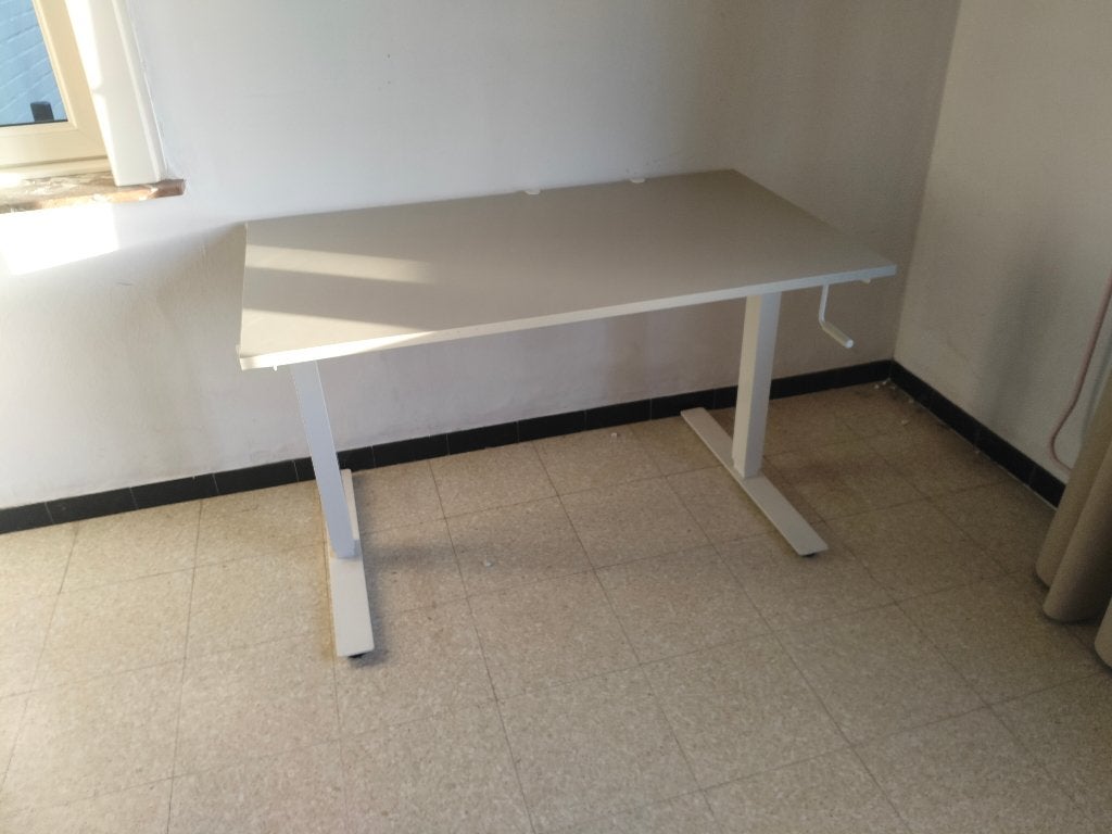Bureau, Ophalen, Zit-sta bureau, Gebruikt, 120 cm