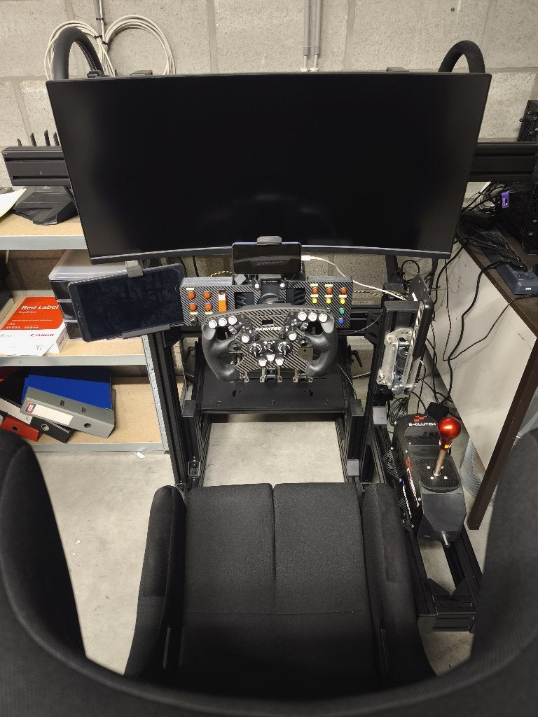 Complete Simracing Setup Trak Racer / Fanatec / Heusinkveld, Computers en Software, Overige Computers en Software, Zo goed als nieuw