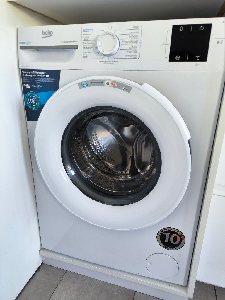 Machine à laver Beko 7 kg — ProSmart Inverter, 1400 tr/min, Electroménager, 1200 à 1600 tours, 6 à 8 kg, Comme neuf, Chargeur frontal
