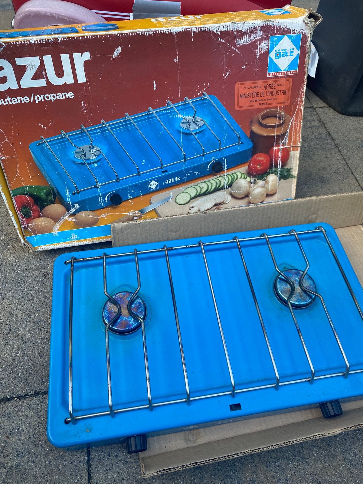 Campinggaz base, Enlèvement, Comme neuf
