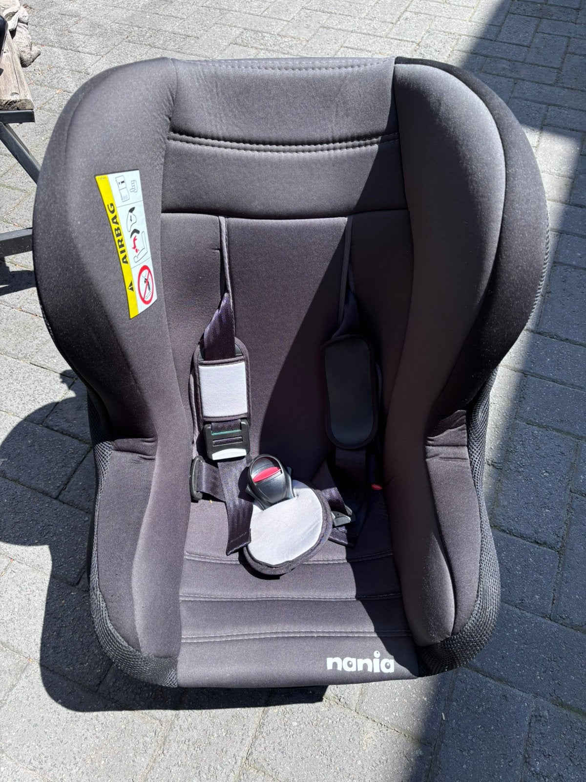 Nania autostoel met draaisysteem, Kinderen en Baby's, Autostoeltjes, Autogordel, Verstelbare rugleuning, Zo goed als nieuw, Ophalen