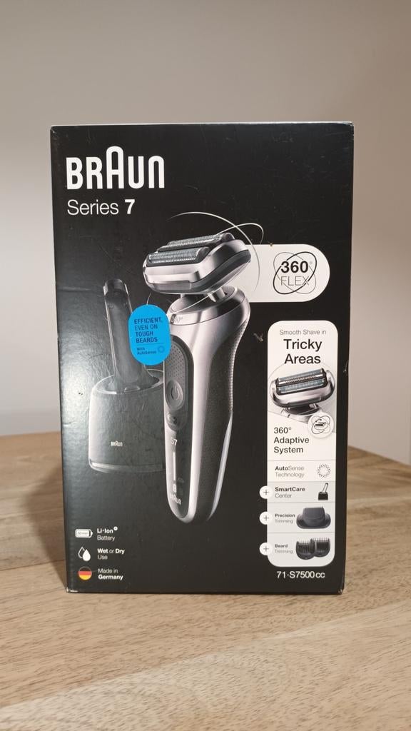 Braun Series 7 360 Flex  smooth shave - complete edition, Ophalen of Verzenden, Nieuw, Scheren en Epileren