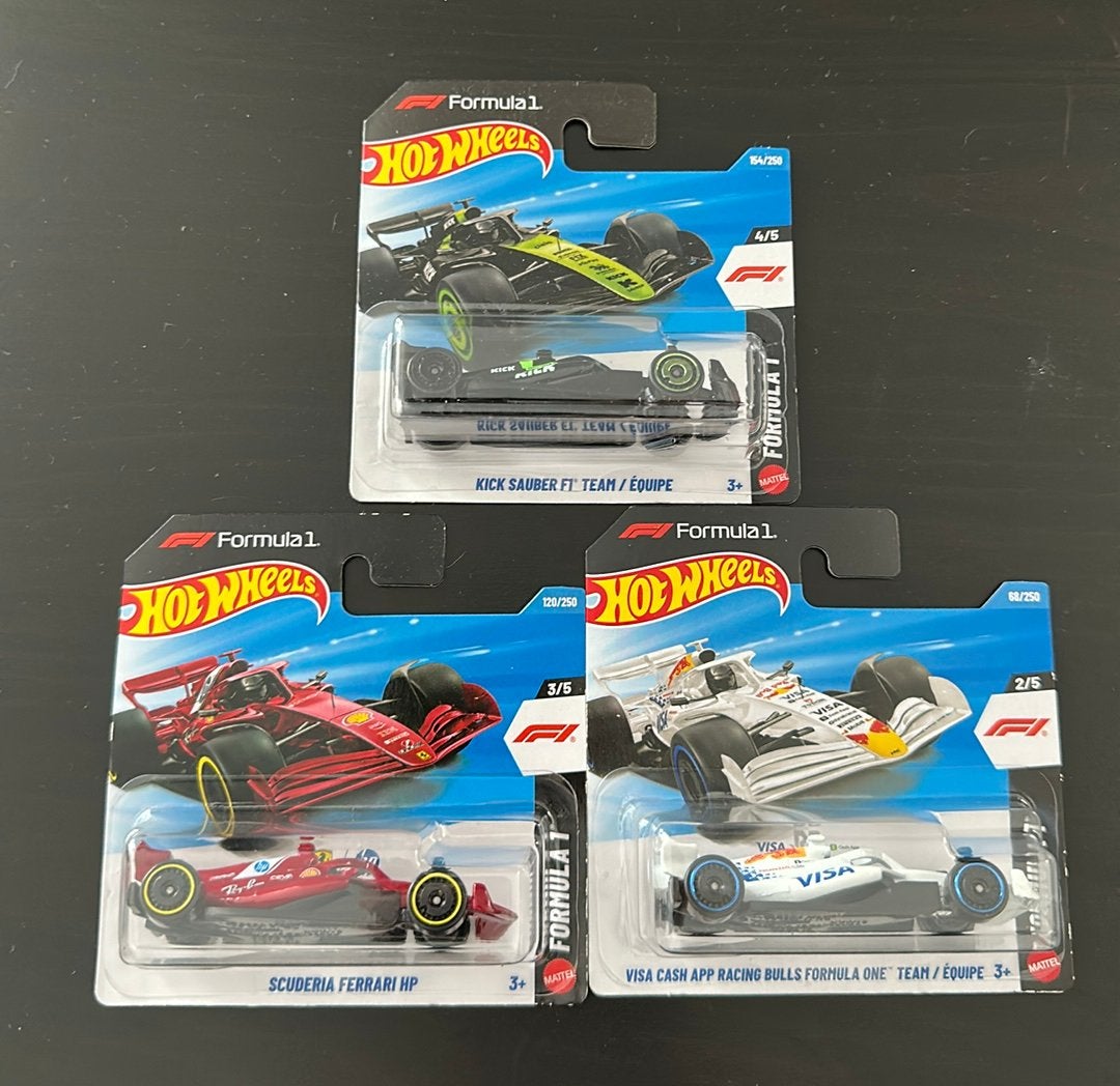 3 roues F1 Hot Wheels neuves, Enlèvement ou Envoi, Neuf, Voiture