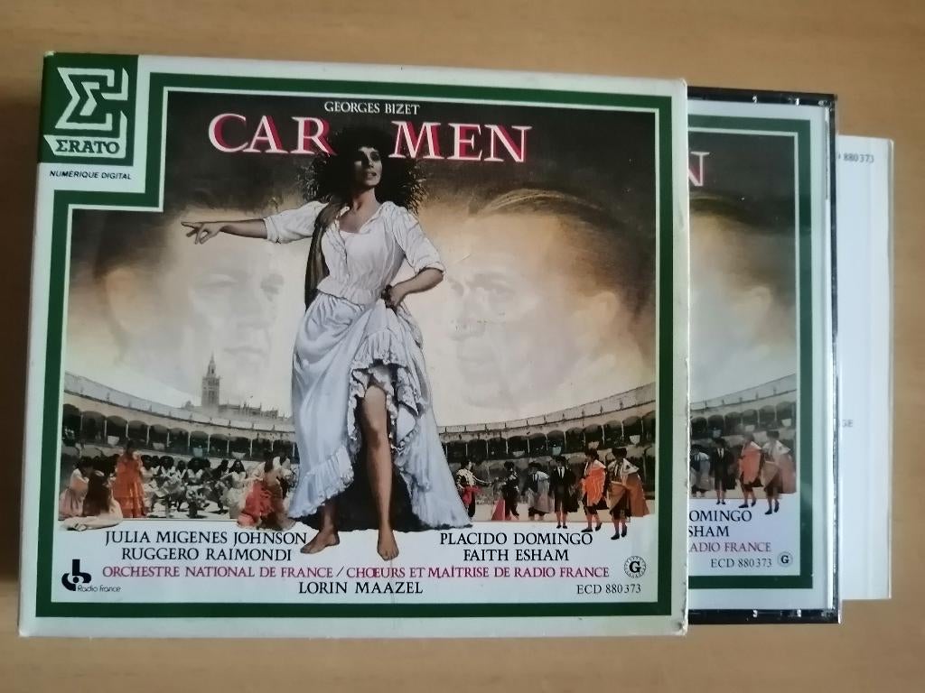 Coffret 3 CD Carmen de Georges Bizet - Placido Domingo, Enlèvement ou Envoi, Comme neuf, Opéra ou Opérette