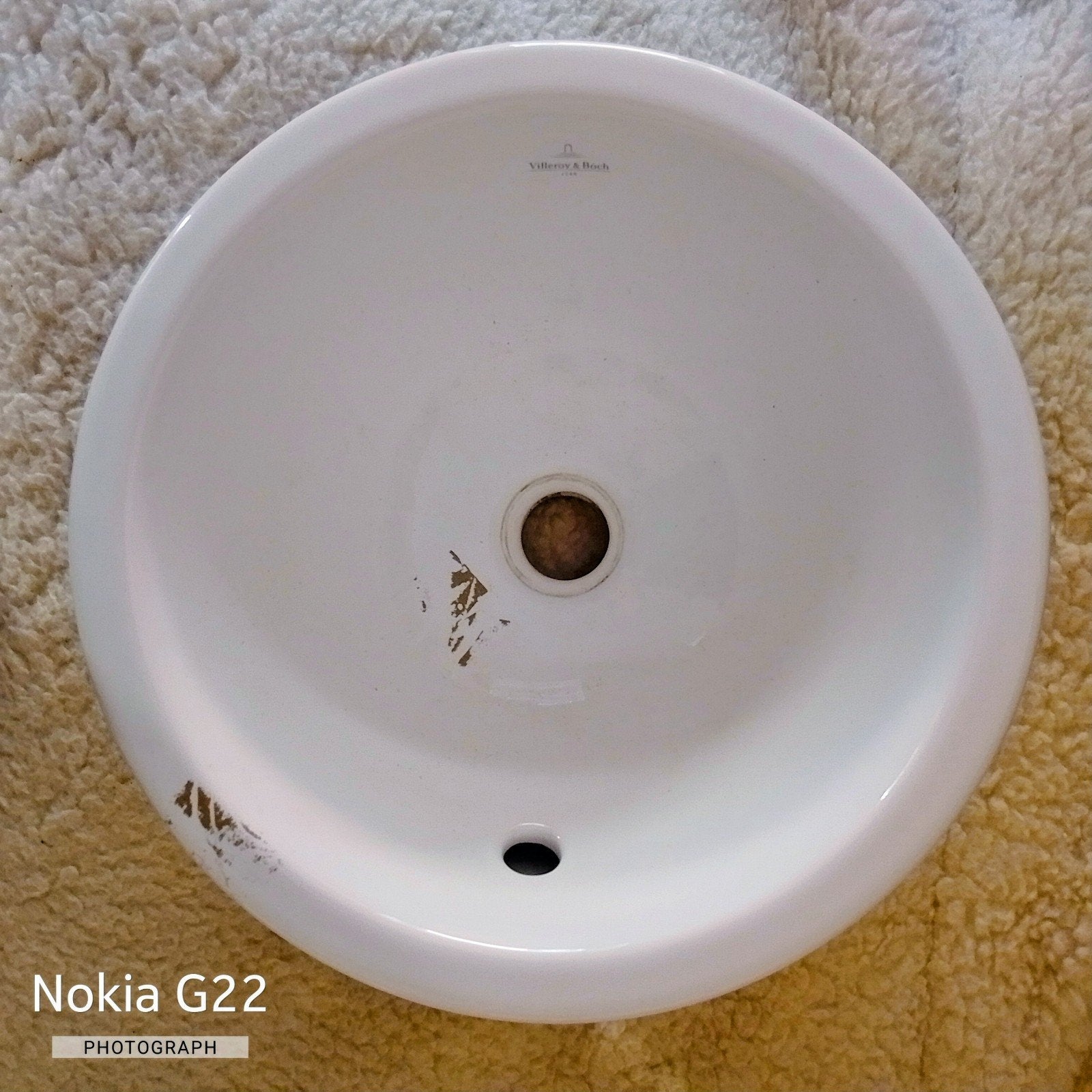 Lavabo Villeroy & Boch 6140, Maison & Meubles, Salle de bain | Meubles de Salle de bain, Lavabo ou Évier, Moins de 25 cm, Moins de 100 cm