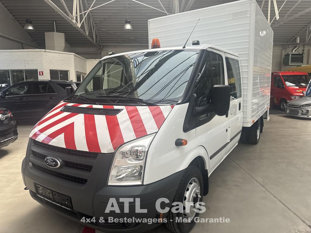 Ford Transit DUBBELE CABINE|1STE EIGENAAR|1J GARANTIE, Auto's, Achterwielaandrijving, Gebruikt, 115 pk, 4 cilinders