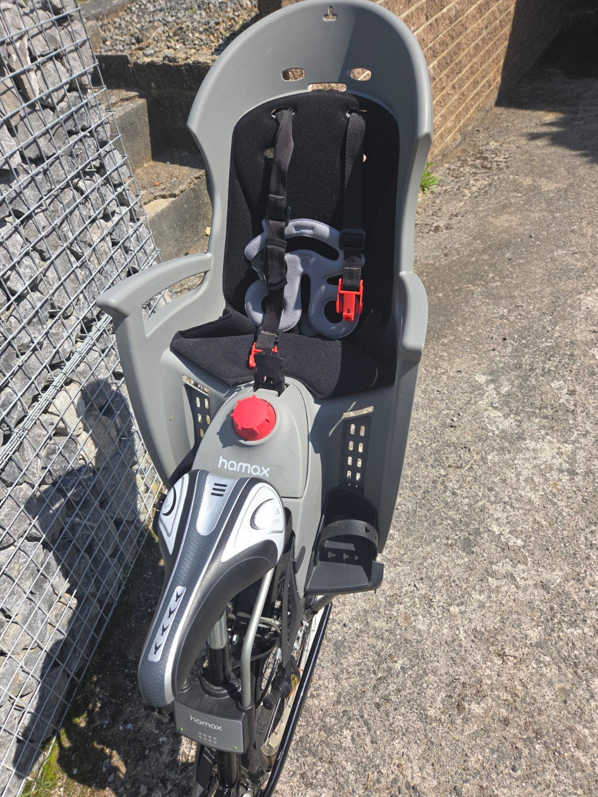 Vélo et siège enfant, Ophalen