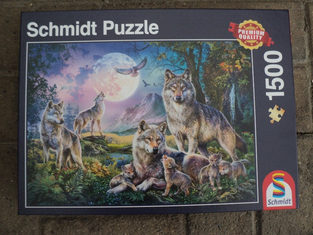 Schmidt puzzel -- 1500 stukjes, Hobby en Vrije tijd, Ophalen of Verzenden, 500 t/m 1500 stukjes, Zo goed als nieuw, Legpuzzel