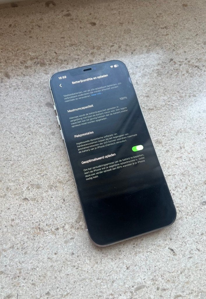 iPhone 12 Pro max 100% Batterijconditie, 128 GB, Enlèvement ou Envoi, IPhone 12 Pro Max, Utilisé